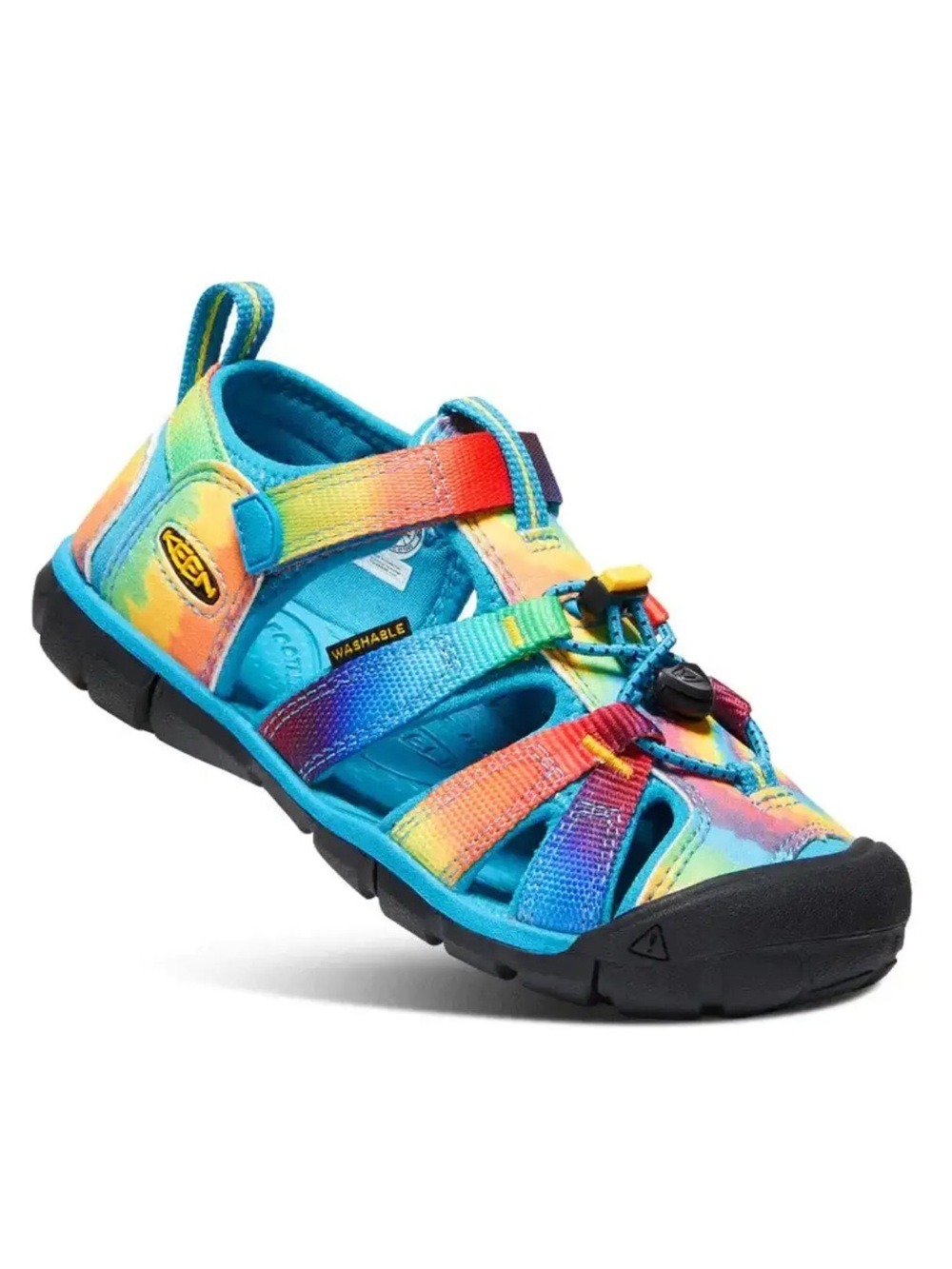 Keen Little Kids Seacamp II CNX  Tie-Dye Sandals 13C Used - Picture 3 of 17